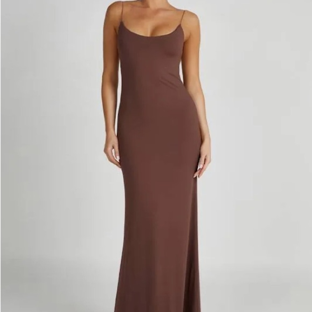 Meshki Brown Maxi Dress - brand new with tags